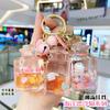 Acrylic Quicksand Penguin Oil Drift Bottle Ocean Doll Keychain Cute Creative Keychain Schoolbag Pendant