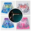 Skeleton Hand Muay Thai Kickboxing Boxing Training Print Shorts Martial Art Boxer Unisex Men Women Kid Pants Fighting Fitness Gym Sport Workout