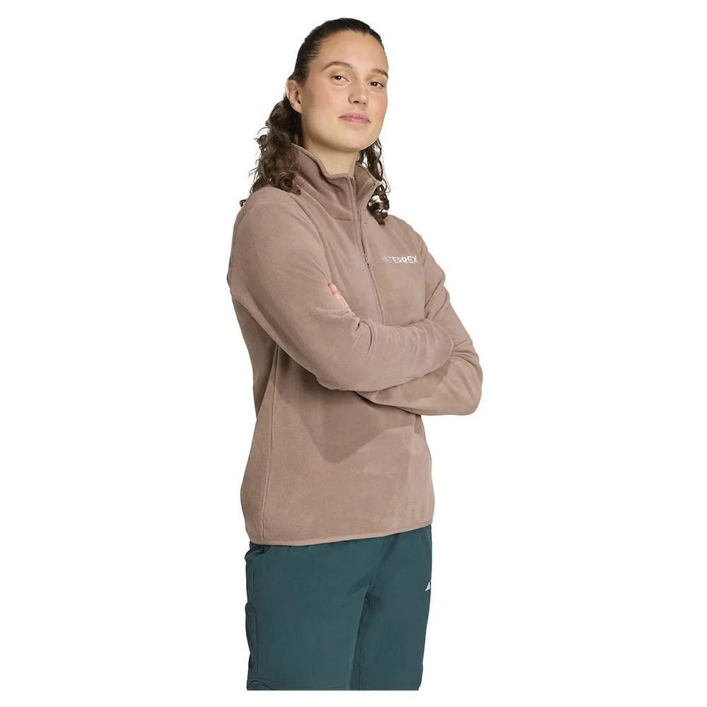 adidas Флисовая кофта с полумолнией Multi Essentials