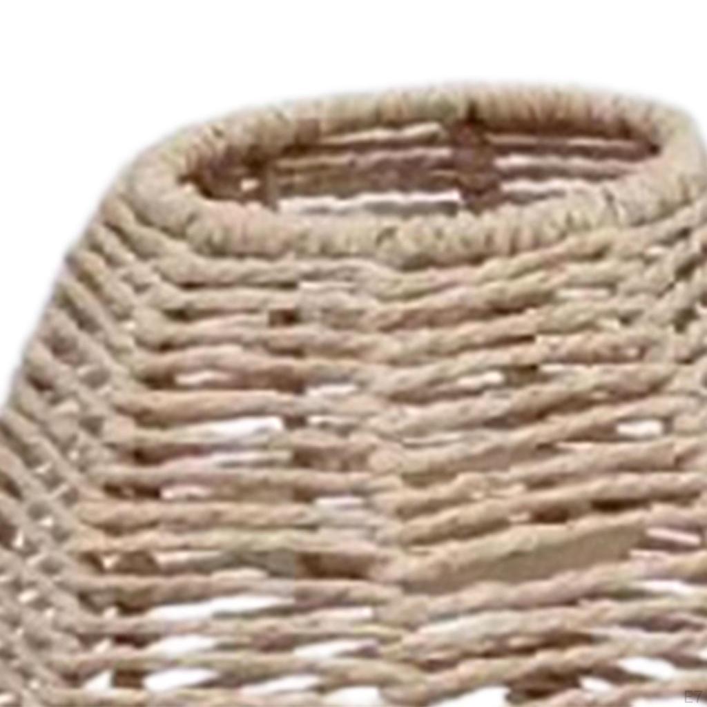 Woven Rattan Pendant Light Shade, for Home Hallway House Decoration Fixture