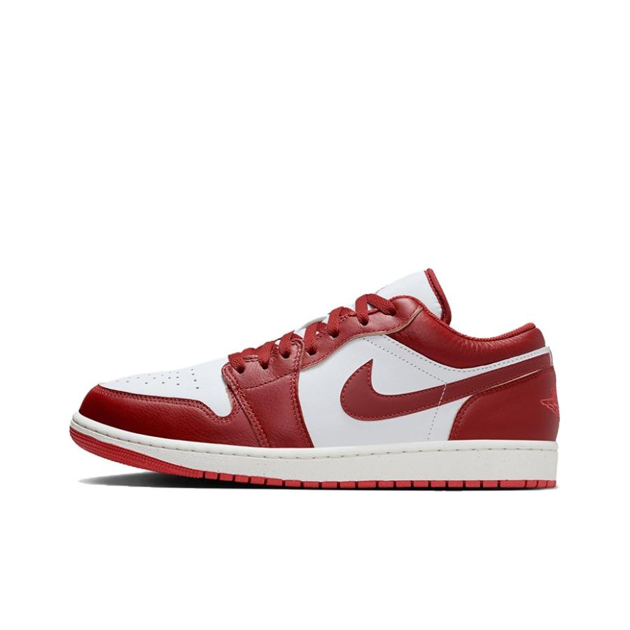 Jordan Air Jordan 1 Low top Flat Skateboard Shoes Women's Red FJ3465-160(Team18-SBOX)