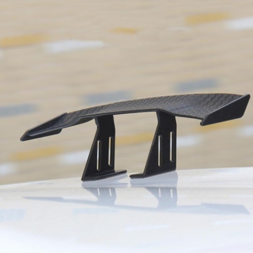 GT Style Car Rear Spoiler Carbon Look Tail Wing Universal Mini Wings