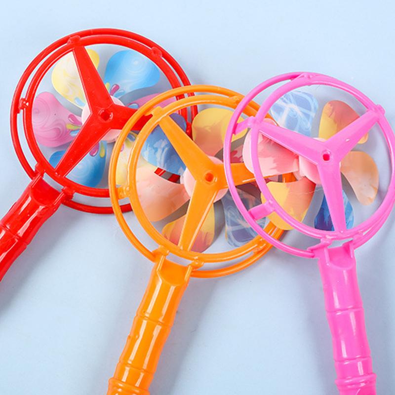 25-50PCS Plastic Colorful Whistle Windmill Random Mixed Color Cute Windmill Fan Party Goody Bag Fillers School Class Rewards ZYF