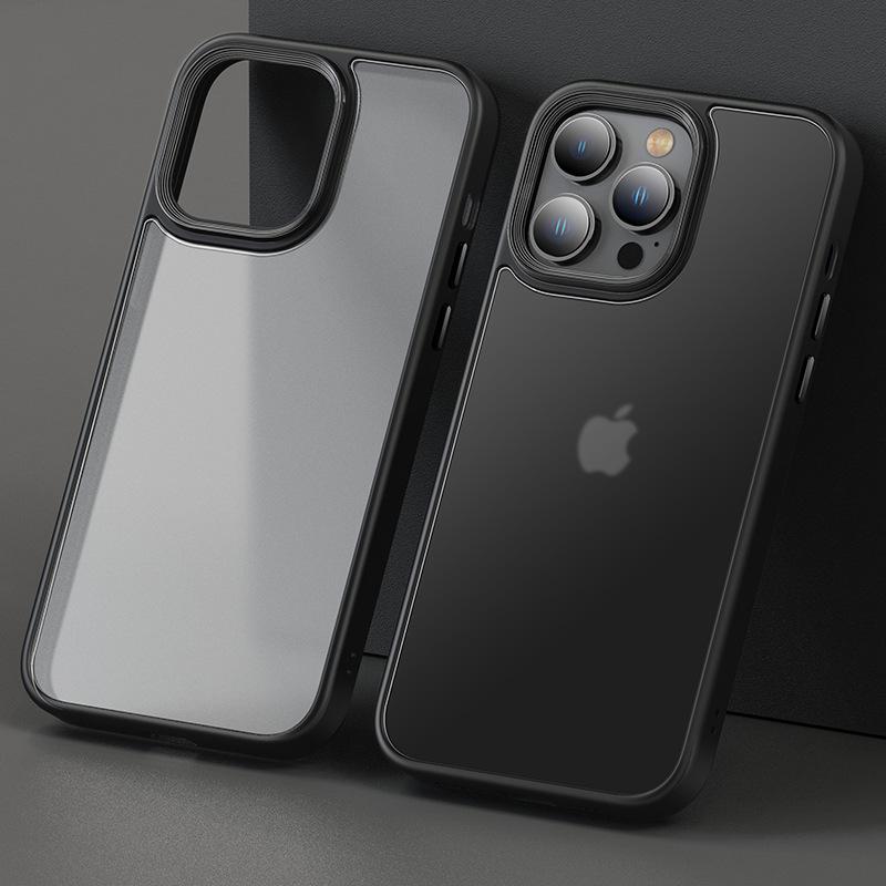 Applicable To IPhone17proMax Frosted Semi transparent Mobile Phone Case Apple 16 Skin Feeling Anti Fingerprint 15 Anti Fall Protection Case