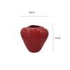 Cartoon Strawberry Vase Ceramic Vase Children's Room Artifact Floral Accessories Fruit Pot Flowerpot Home Decoration Accessories