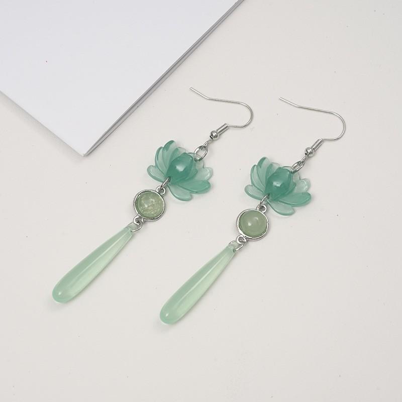 Ladies' Temperament Long Antique Style Earrings With Tassel Earrings And Pendants