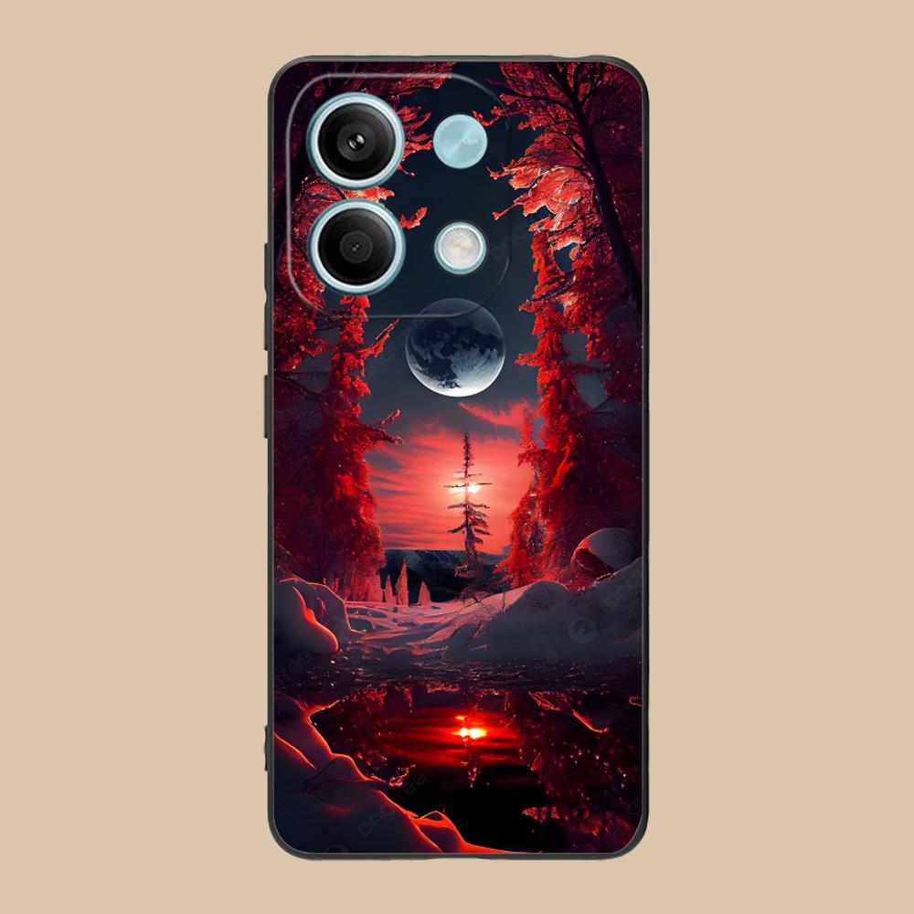 Mountain Forest Mobile Phone Case for POCO F7 F6 F5 F4 F3 F2 Pro GT C75 C71 C65 C61 C40 Pro Ultra Colorful Printing Cover Cover
