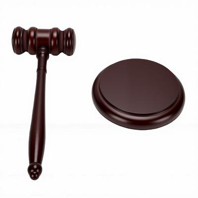 Marteau de Juge en Bois Marteau Professionnel de Salle d'Audience Maillet en Bois pour Ventes aux Enchères Réunions Procès Civils Criminels Marteau avec