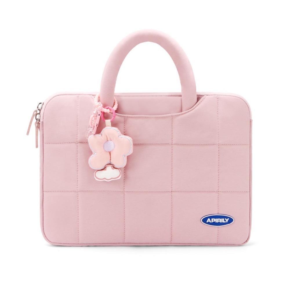 

З підвіскою Сумка для комп ютера Зручний чохол для портфеля Модний чохол для ноутбука for 13.3-14inch рожевий