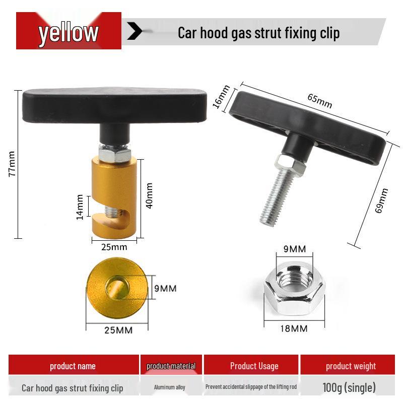 Colorful Anti-Slip Trunk Pneumatic Rod for Car Hood Support and Lifting