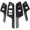 Carbon Fiber Style Interior Window Lift Switch Panel Cover Trims Accessoriess for 2024-2025 Honda Prologue