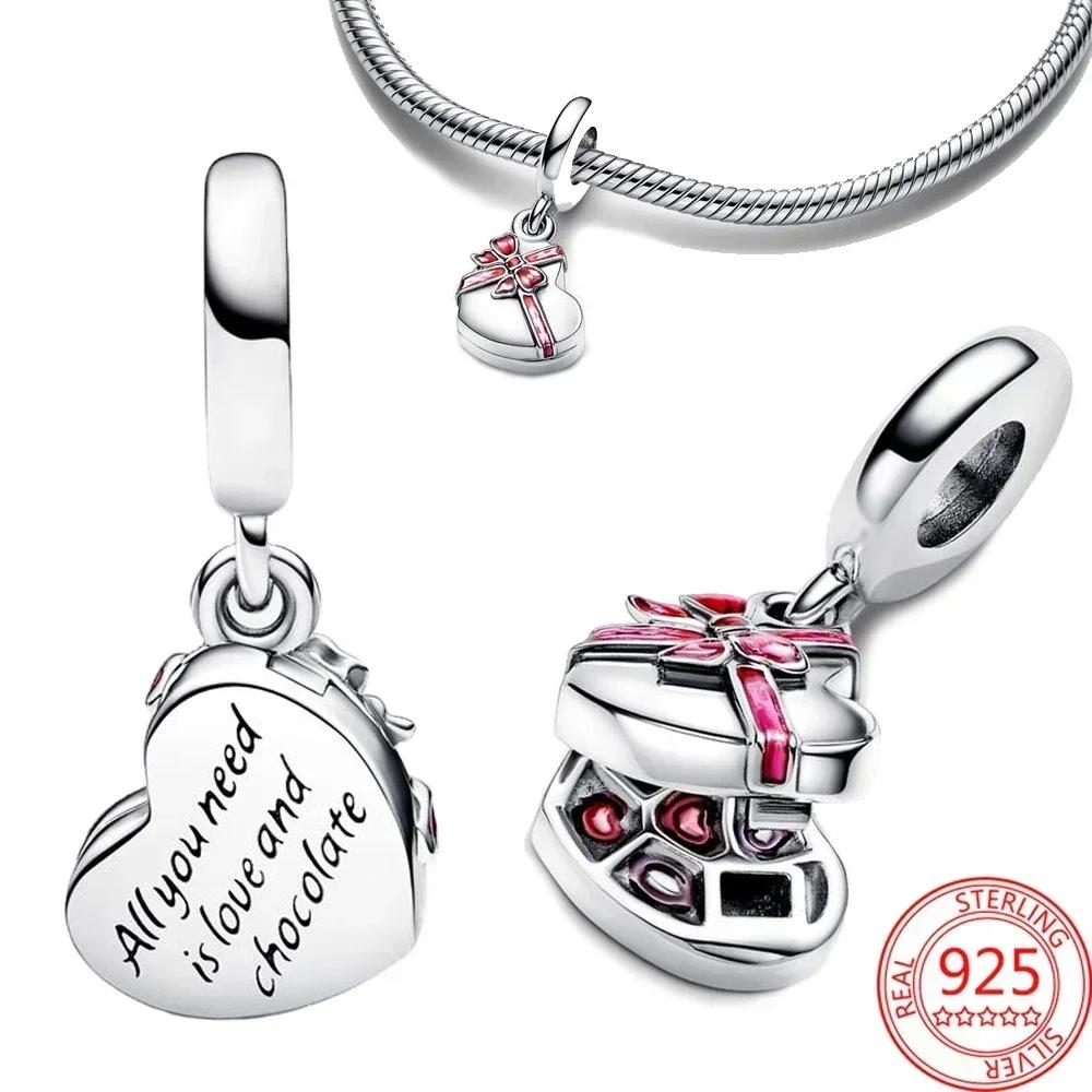 Neuer Kupfer-Lila Murano-Perlen Stiefmütterchen Blume Anhänger Charm Passend für Originalmarken Armband und Halskette Damenschmuck Geschenk