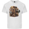 Steampunk Camera Photography Photographer Unisexs Light Cotton TShirt