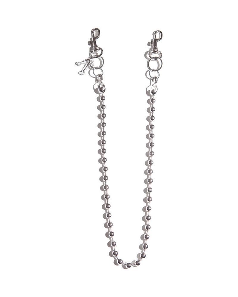 Unisex Hip-Hop Round Bead Trouser Chain - Chic Street Style Waist Chain