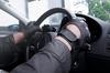 Penguin Ace Japan HUSOLID Driving Gloves Goat Leather Half Finger