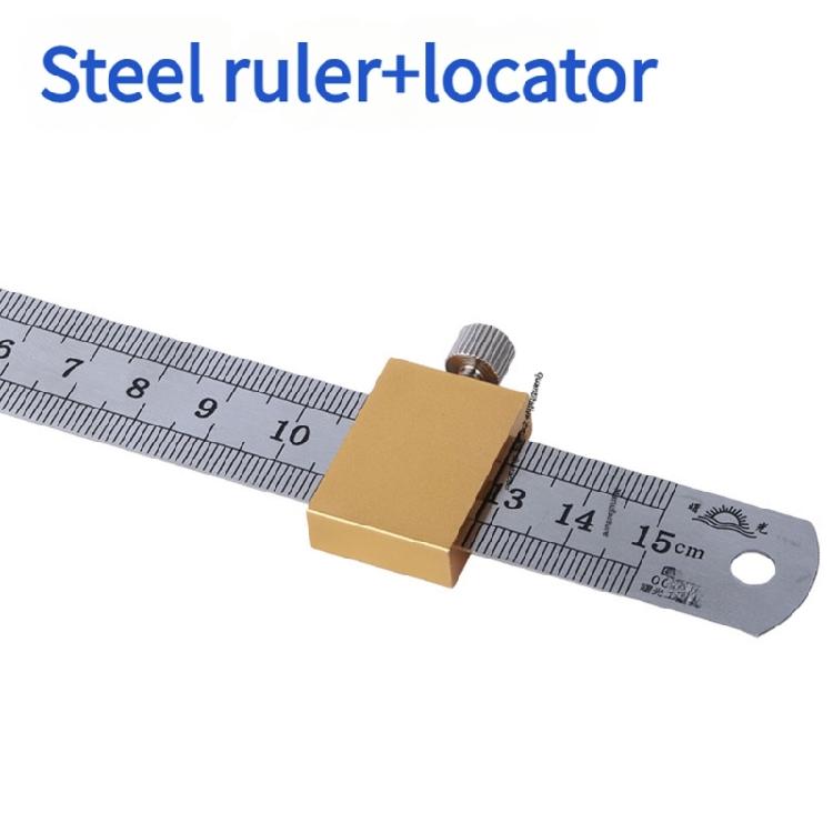 Alloy Steel Ruler Positioning Device Suitable For Technical Drafting Laboratory Use And Woodworking Featuring Rustproof