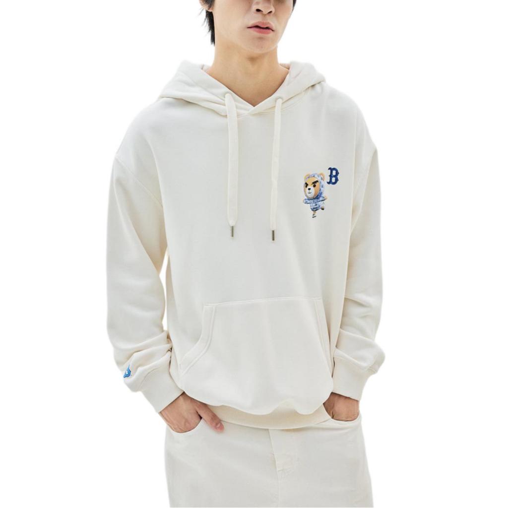 MLB Frowning Bear Collection Sweatshirt Unisex Dark Cream 3AHDE0136-43CRD