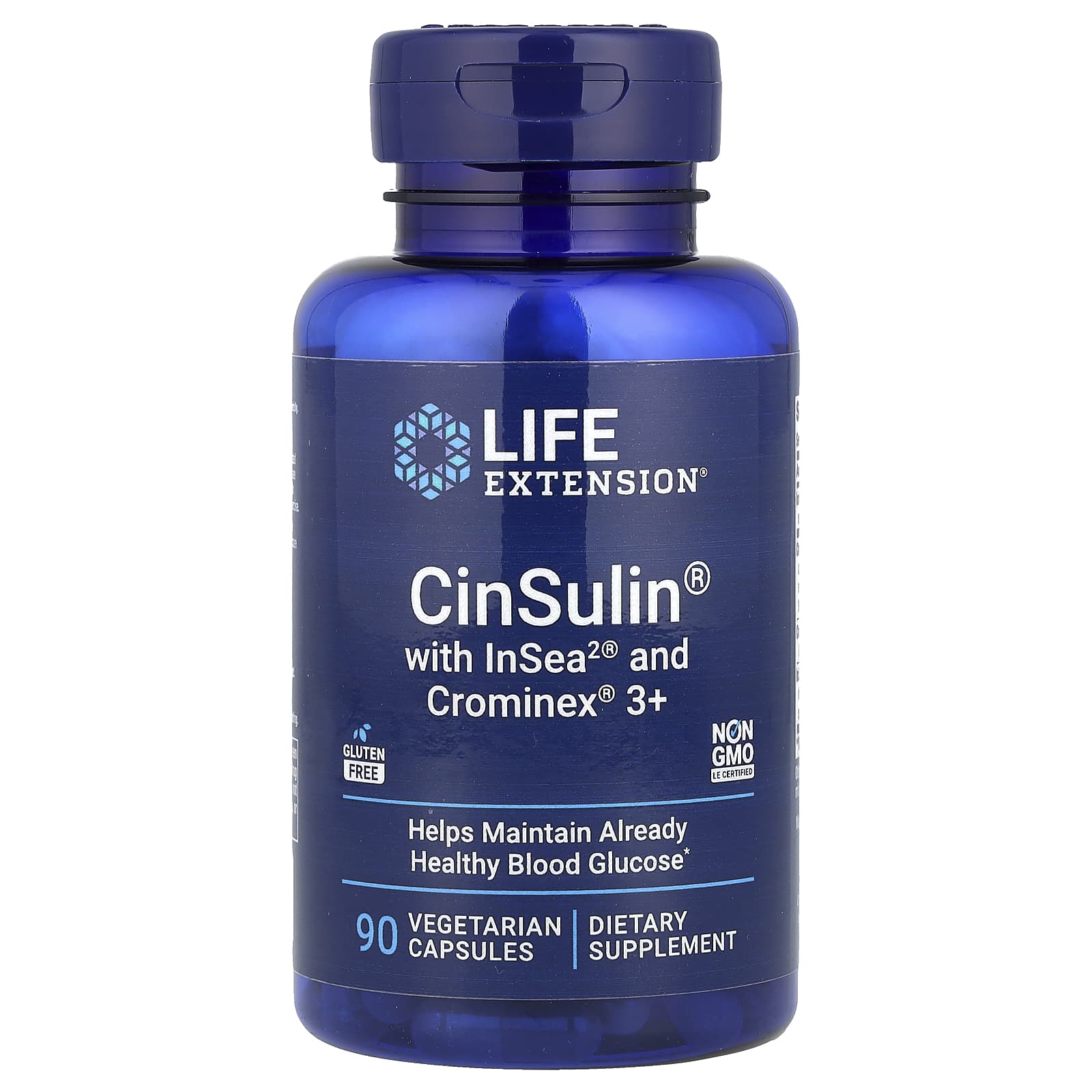 

Contains Cinsulin, Insea2 and Crominex 3+, 90 Veggie Capsules