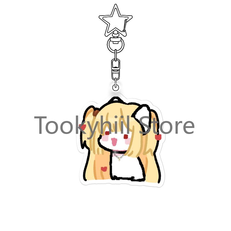 Death Note Keychain L Misa Amane Anime Cartoon Game Jewelry Fashion Figure Yagami Light Transparent Acrylic Ornaments Girl Gift