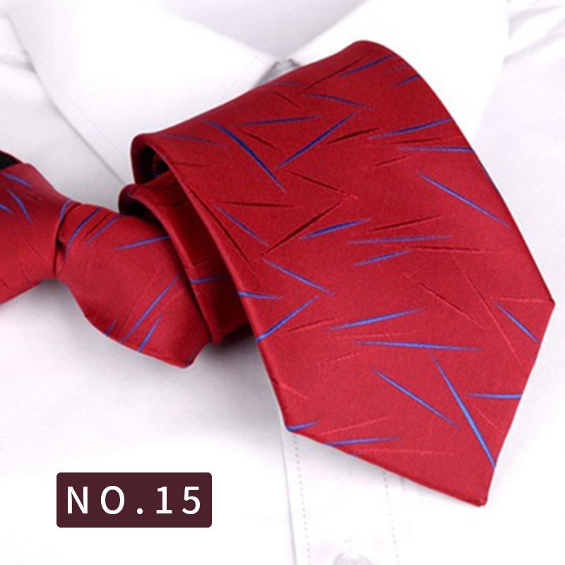 8Cm Pull Tie Dress Lazy Tie Men'S Clothing Accessories Striped Suit Business Tie