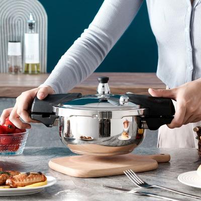 Mini Pressure Cooker Food Grade 304 Stainless Steel Household Induction Cooker Gas Stove Universal Single Small Pressure Cooker