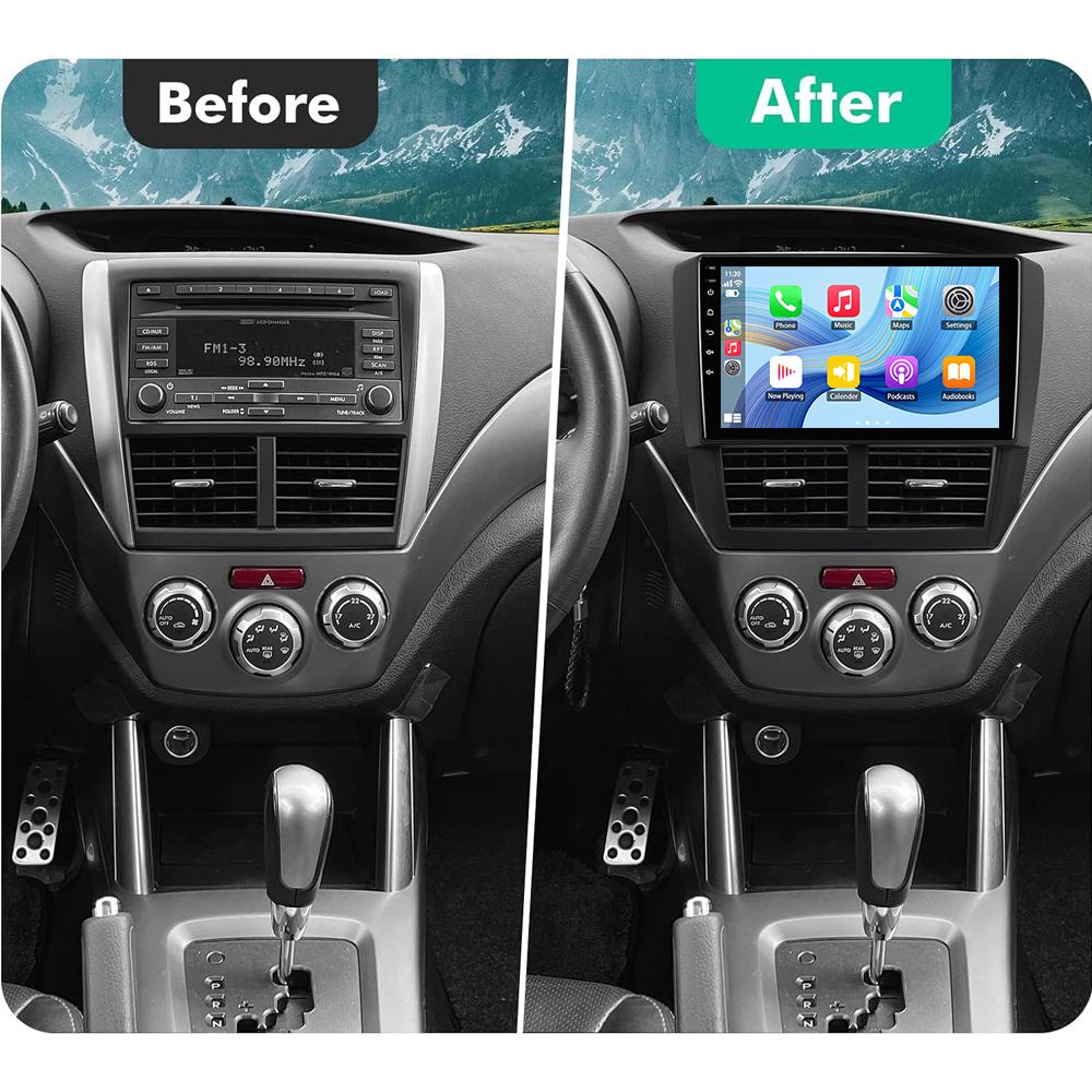 For Subaru Forester 3 SH Impreza WRX STI 2008 2009 2010 2011 2012 Android Auto Car Radio Carplay Multimedia Player GPS Stereo FM
