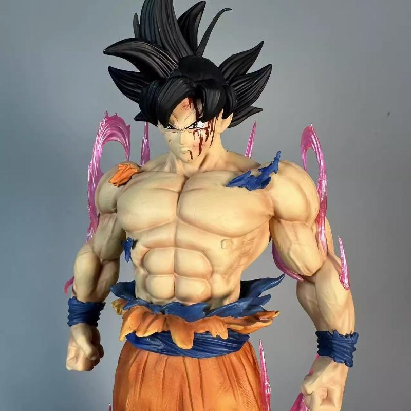 35CM Dragon Ball Figure Son Goku Kakarotto Bejita Yonsei Three Heads Anime Figures PVC Statue Model Action Figurine Gift Toy