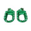 Green Footpegs Foot Pedals Rests For Kawasaki KX250F/450F 09-18 KX65 00-19