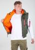 Зимняя куртка Alpha Industries Hooded MA-1 Vest (178132) sage green