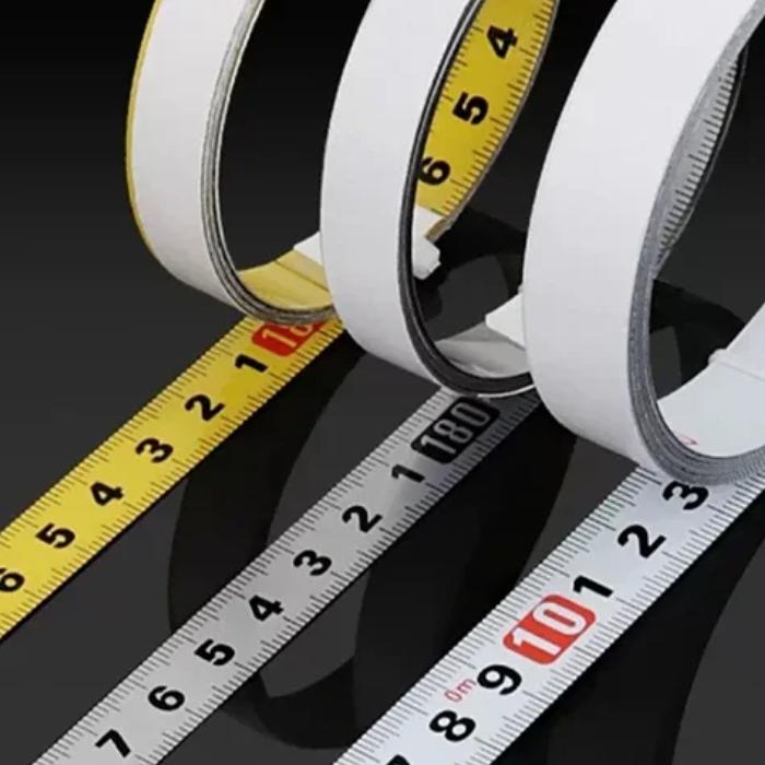Self-adhesive Tape Measure Steel Tape Ruler Metric Scale 1M/2M Length For T-track Router Table Saw Household Measuring Tools