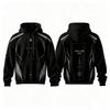 Unisex Hooded Pullover Sweatshirt Long Sleeve Loose Fit Casual Letter Print