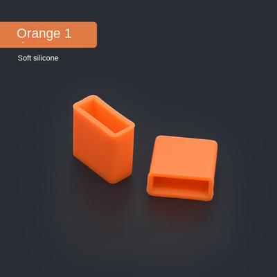Siliconen USB Male Stofkap Effen Kleur Oplaadverlengkabel Stekker Stopper Gegevensoverdracht Kabel Draad Anti-Stof Stekker Dop Deksel