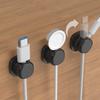 Rotating Desktop Cable Organizer: Mobile Phone Charging and Management Clip