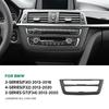 Interior Interior Sticker for 3GT F30 F32 F33 F34 325i 3 4 Series 13-18 Center Console CD Panel Interior Panel