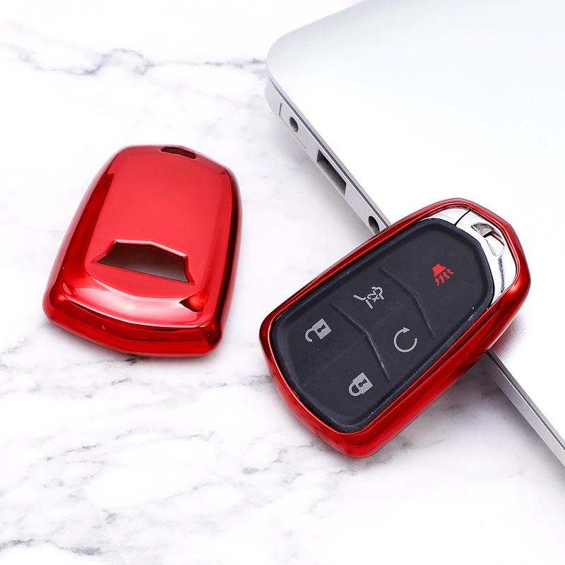 Cadillac Key Case: Fits XT5, XT4, CT5, XT6, ATS-L - Half-Pack Keychain Included