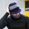 1 Stück Fleecegefütterte Warme Strickmütze Outdoor Skimütze Winter Beanie Acrylfaser Herren