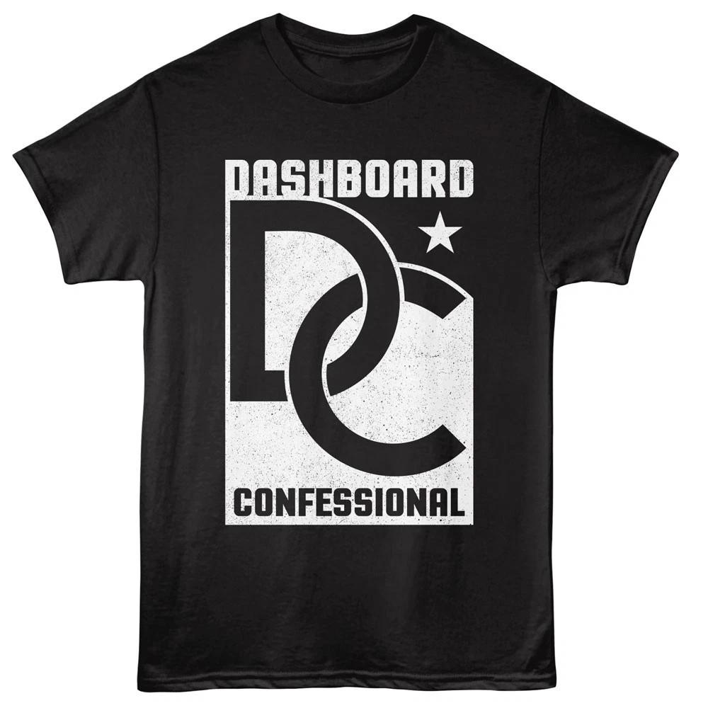 

Dashboard Confessional American Emo Band Interlocking Logo Men s T shirt 3XL