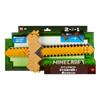 Mattel Minecraft Weapon Transforms in Sword and Pickaxe Figure for Ages 6 and No Batteries JKC15 Seconds! Kids, Up, Brown, Required,