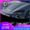 For Alfa Romeo Car Logo Decorative Colorful Laser Reflective Waterproof Decals For Alfa Romeo Giulietta GT 159 147 156 Mito Brer