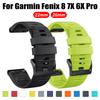 22/26mm QuickFit Silikonarmband für Garmin Fenix 8 Pro 7X 6X Pro/Epix Pro Gen 2 51mm 47mm Band für Forerunner 970 965 Uhrenarmband