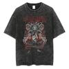 Japanese Anime Jujutsu Kaisen Men Women Oversized Washed T Shirt Streetwear Print Tshirt Casual Cotton Tee Loose Retro T-Shirt