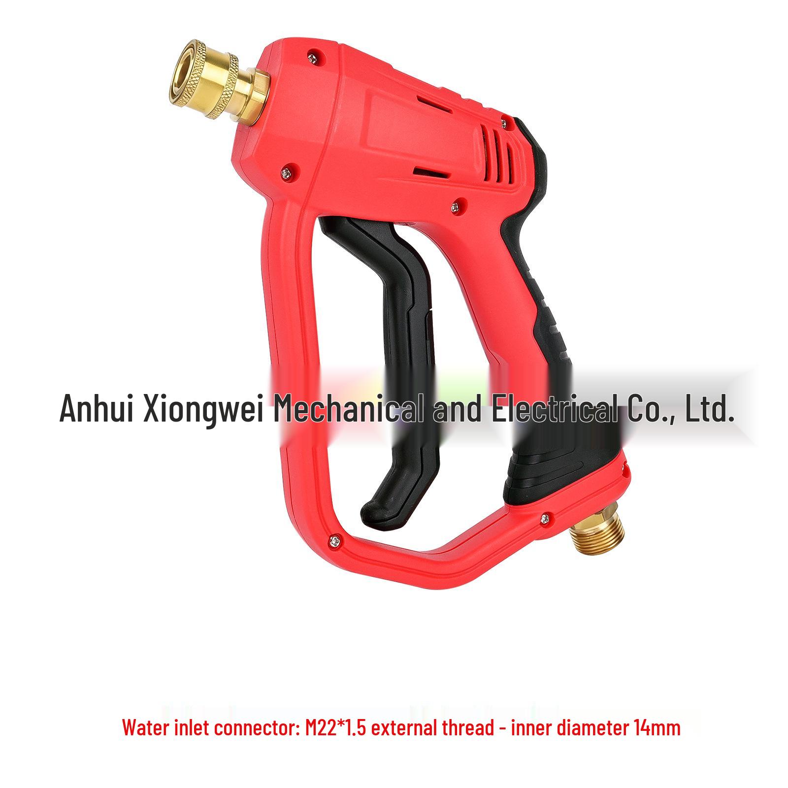 High-Pressure Multi-Functional Car Wash Water Gun with M22 Connector & Five Nozzle Options