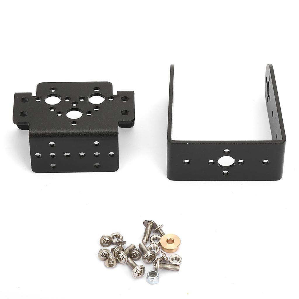 Heavy Duty Multifunctional Servo Motor Bracket Steering Head Mounting Kit for Robot Accessories, Large Rotation with Infrared Sensor and Distance Sens