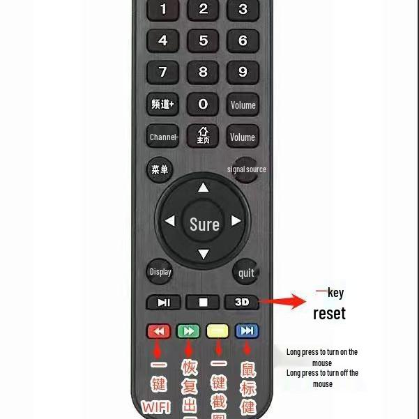 Universal Smart LCD TV Remote with Infrared & Bluetooth Voice Control