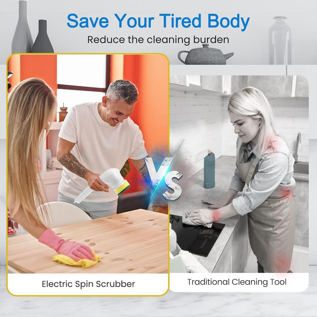 Electric Cleaning Brush Multifunctional Handheld Mobile Portable Kitchen Household Shoe Washing Brush