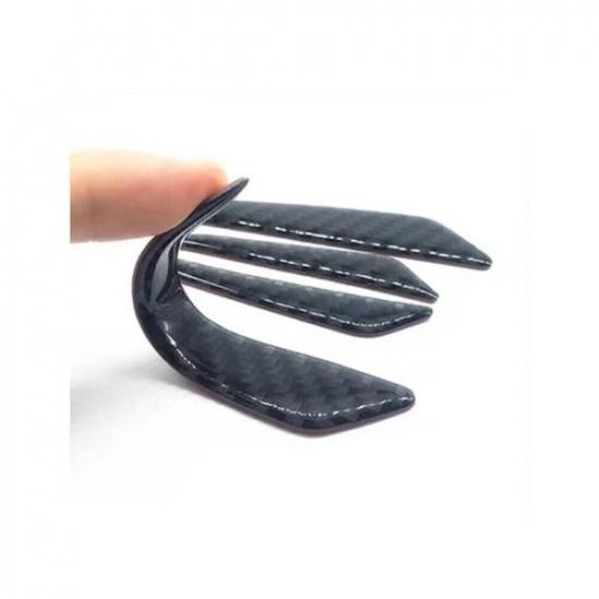 For Mazda CX-5 2017-2024 Real Carbon Fiber Steering Wheel Horn Ring Trim 1PCS