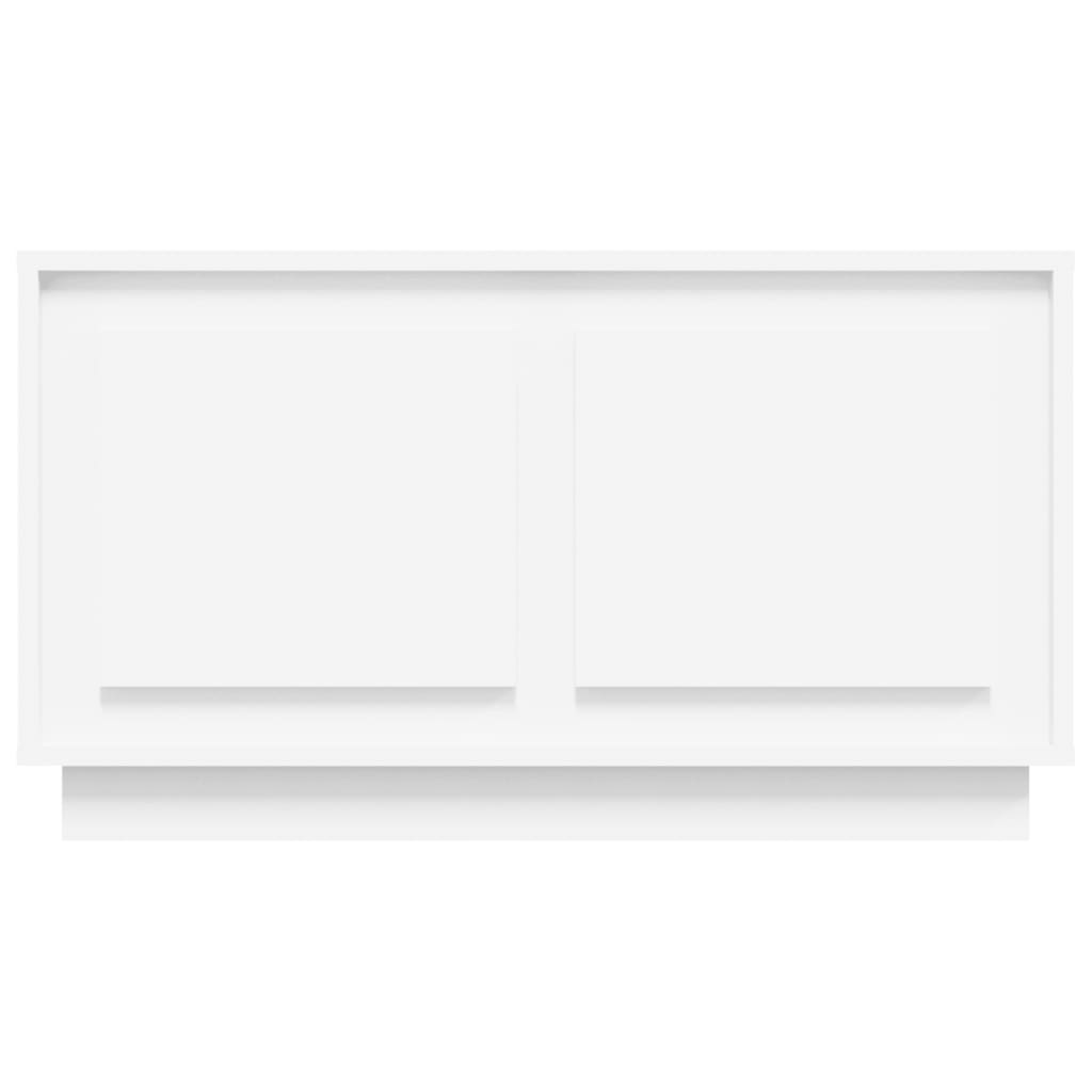 TV Cabinet White 80 x 35 x 45 cm Particleboard