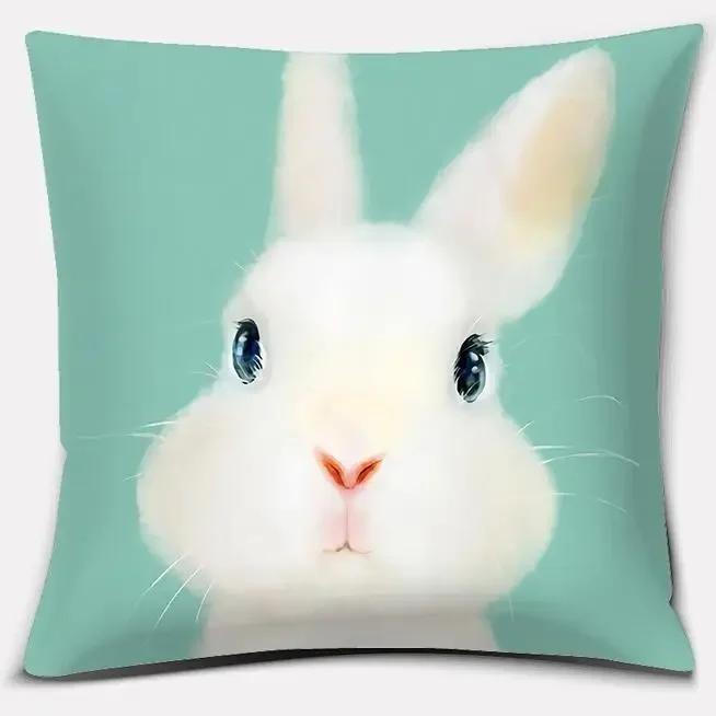 Watercolor Animal Series Pillowcase Home Office Decoration Pillow Bedroom Sofa Car Cushion Cover