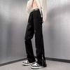 JYL Men's Flare Jeans Premium Niche Loose Straight HipHop High-Street Trendy Denim Pants