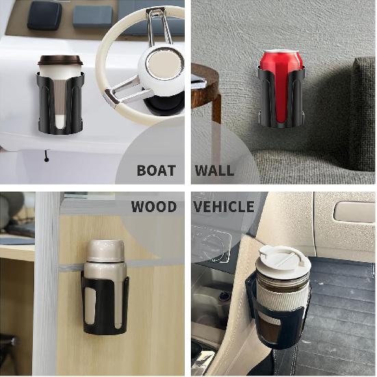 2PCS Large Cup Holder, Universal Drink Holder For Almost Any Size Bottle, Mug Or Can